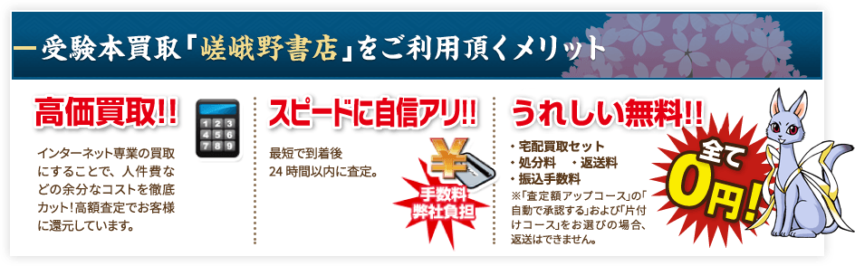受験本買取「受験本アカデミー」をご利用いただくメリット